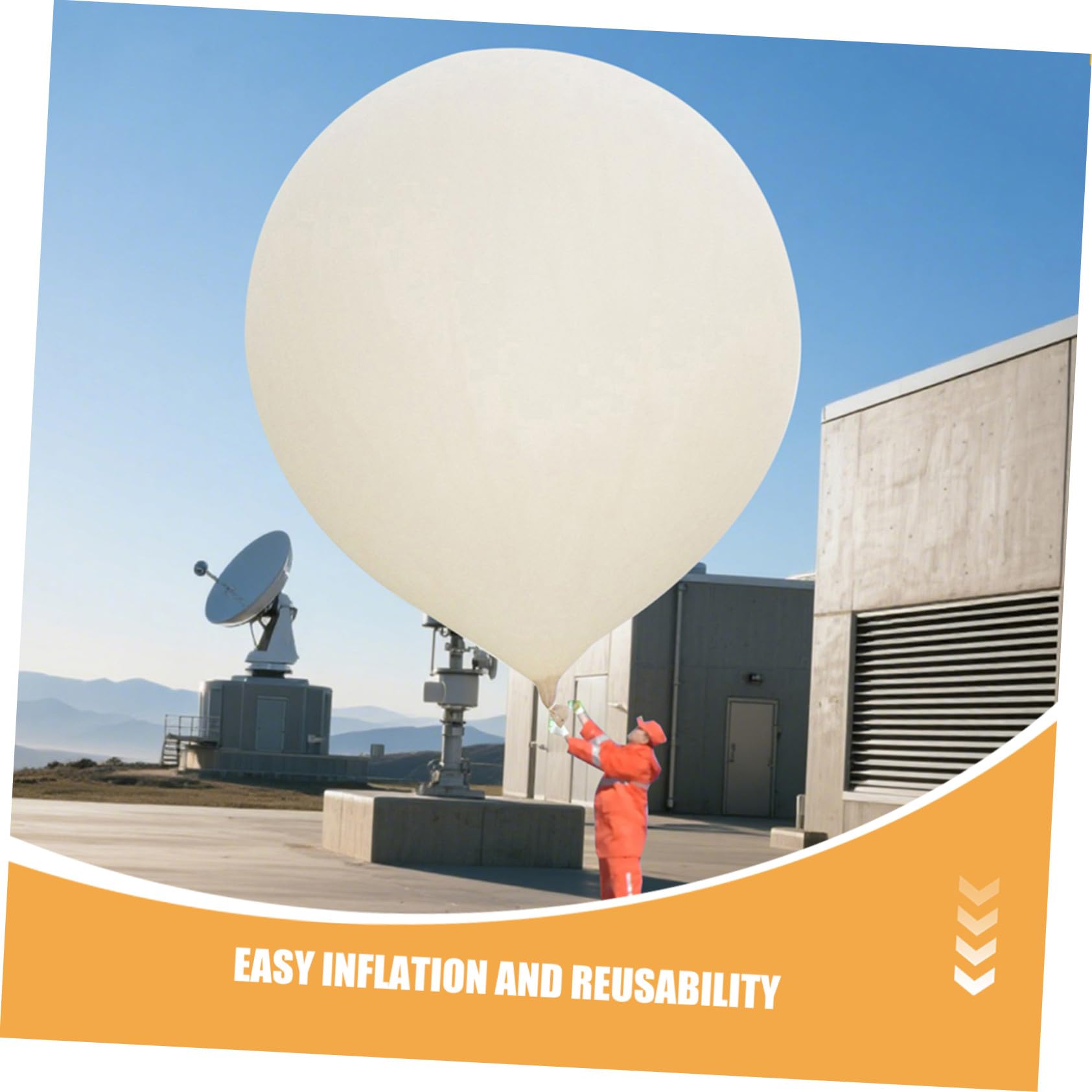 Toddmomy Olbrzymi Lateksowy Balon Meteorologiczny Do Badań Naukowych i Dekoracji Urodziny Idealny Do Fotografii Lotniczej i Monitoringu Atmosfery