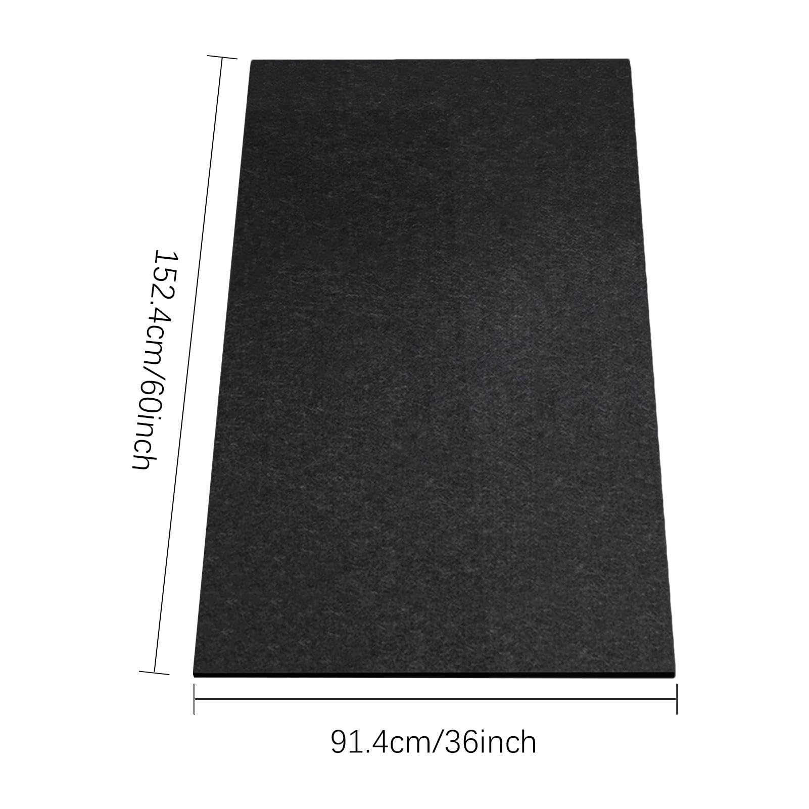 Tappetino anti-fuoriuscite di olio, 152 x 91 cm, per interni ed esterni, impermeabile, assorbente, per garage, protegge il pavimento da fuoriuscite, gocciolamenti, schizzi e macchie,