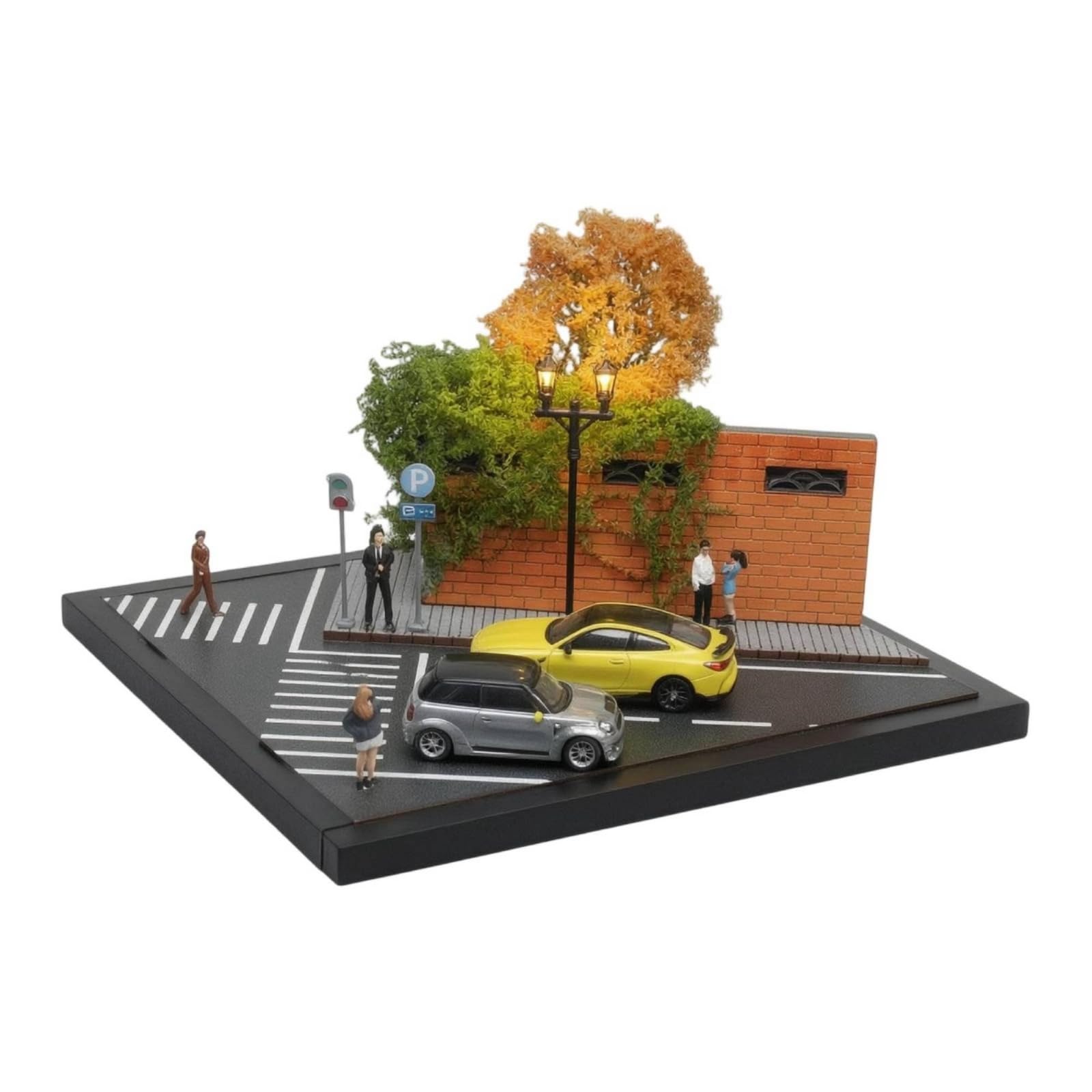 beleuchtet Straßenecken-Modell