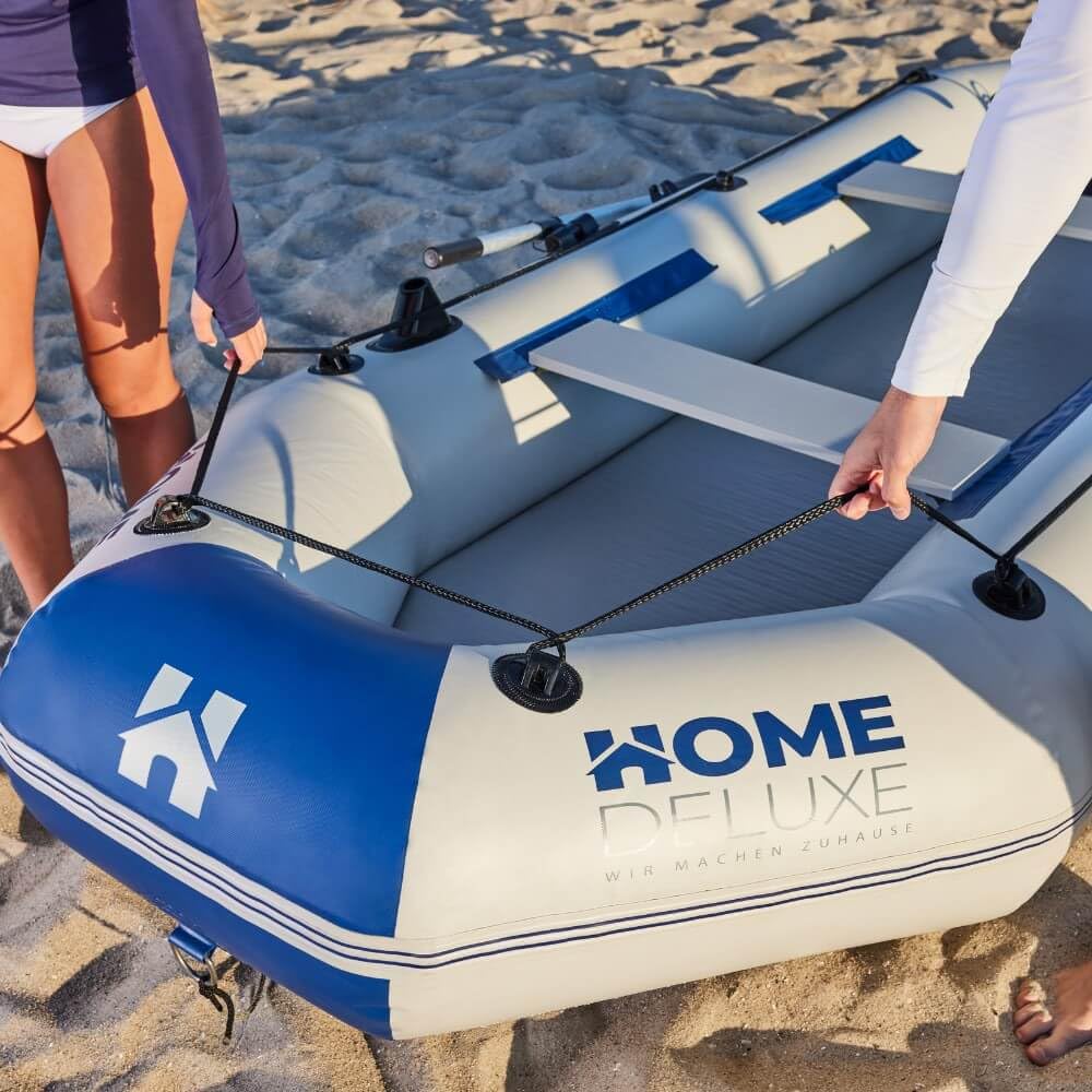 Home Deluxe - Bateau pneumatique Pike - Matériau : PVC résistant - Dériveur, Bateau à Moteur, Bateau à rames - Sélection de Variantes
