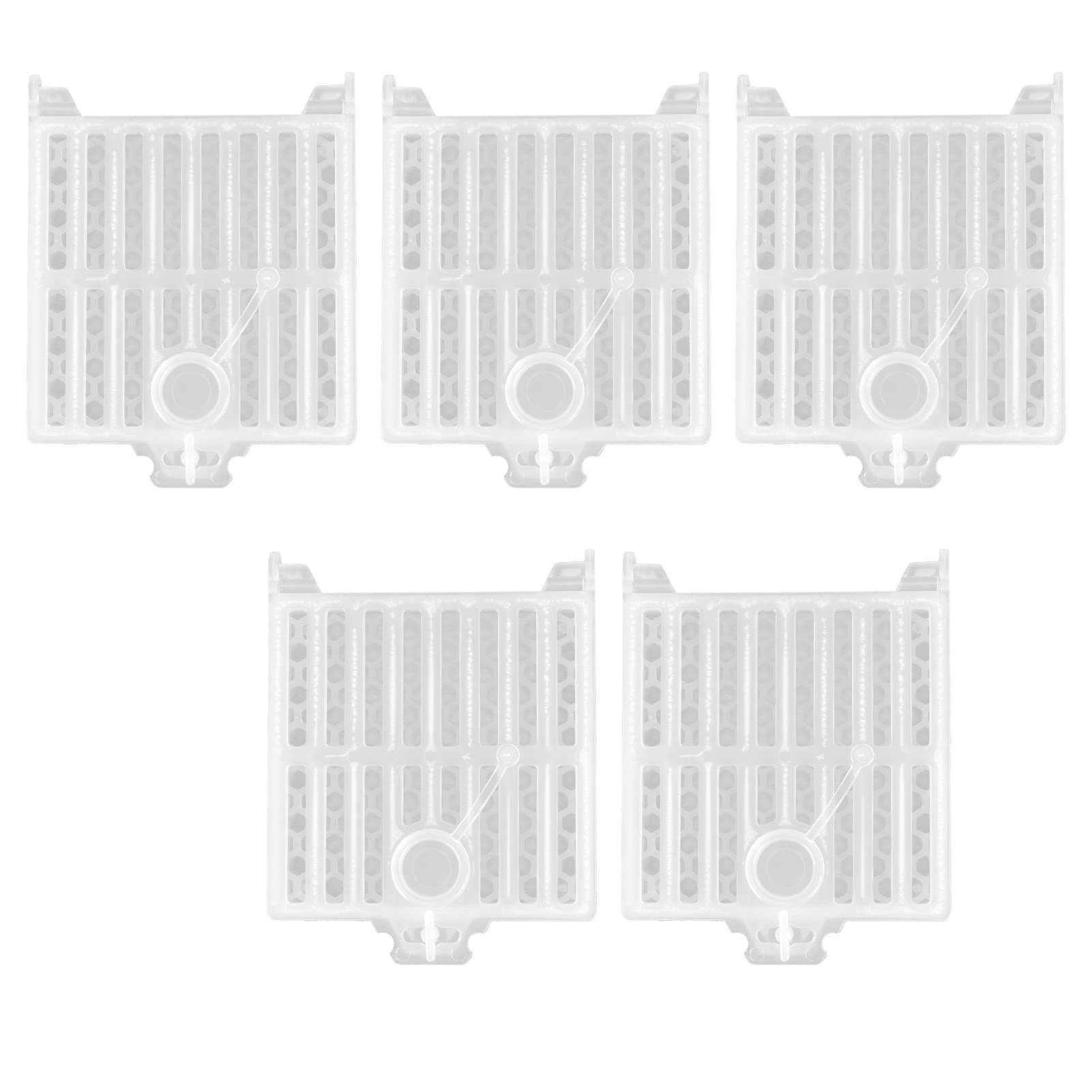 Cryfokt Queen Bee Cage, 5 Pezzi Multifunzionale Queen Bee Carrier Gabbia per Apicoltore per Apicoltura