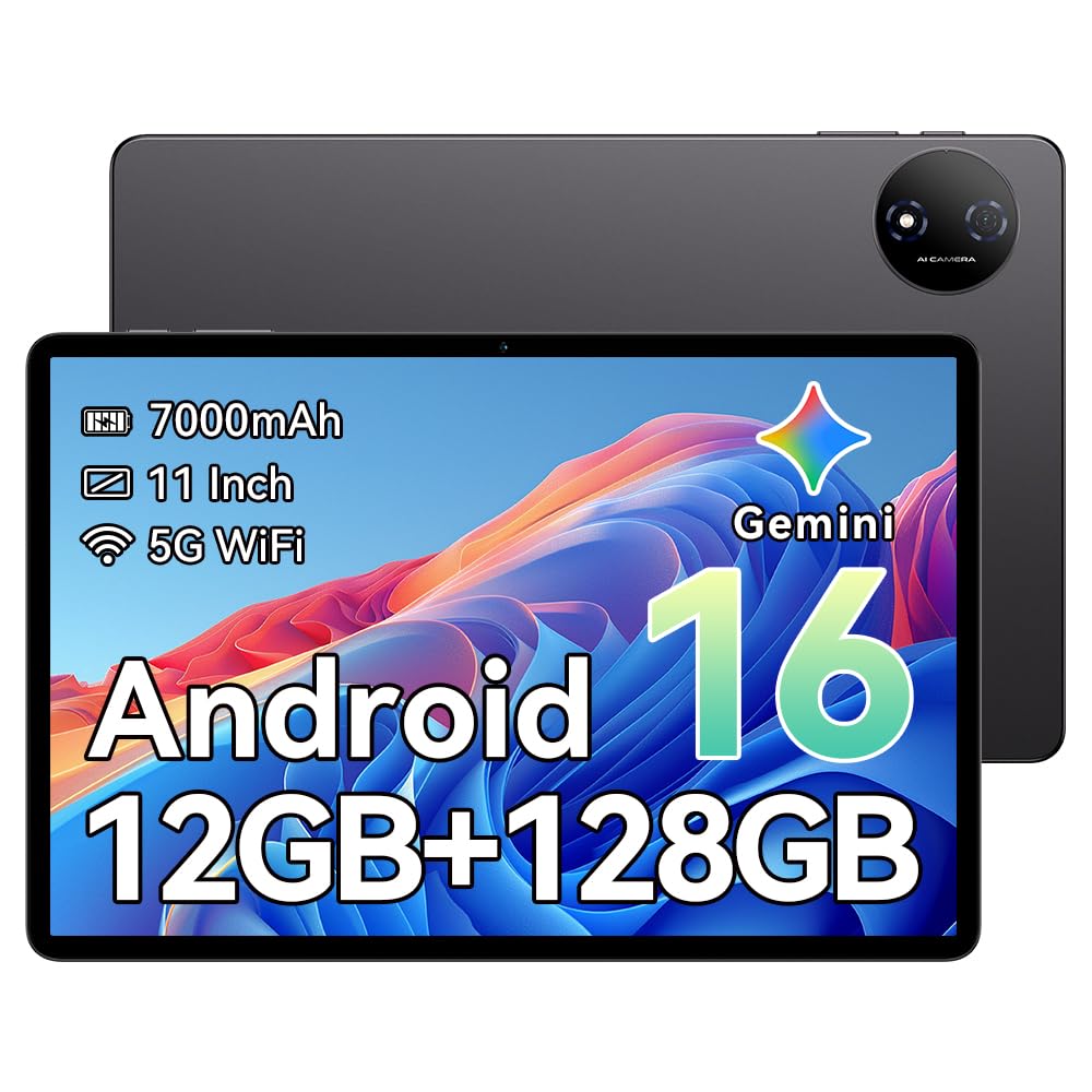 TECLAST P50T Tablet 11 Inch Android 16 Gemini AI, 90Hz IPS Display