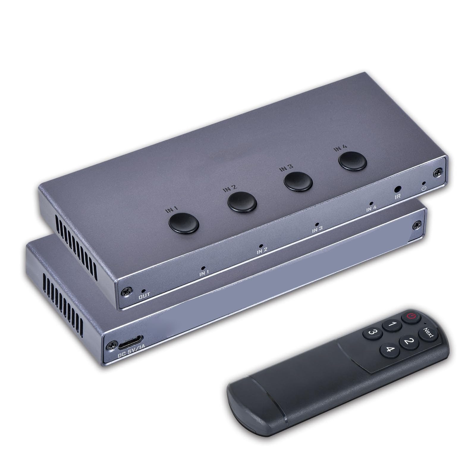 Luocute Switcher Multiviewer 4X1 con Supporto 8K 60Hz e 4K 240Hz