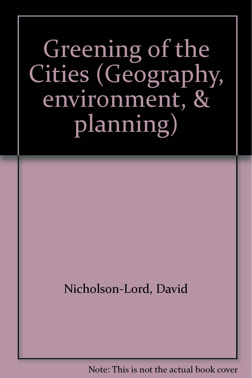 Buy Greening of the Cities — BookShops.in