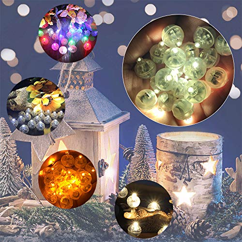100 STKS Little Lamp LED Flash Ballon Lights, Lantaarns Licht Flash Ball Lamp, Lange Standby Tijd voor Lantaarn Licht… - Afbeelding 4