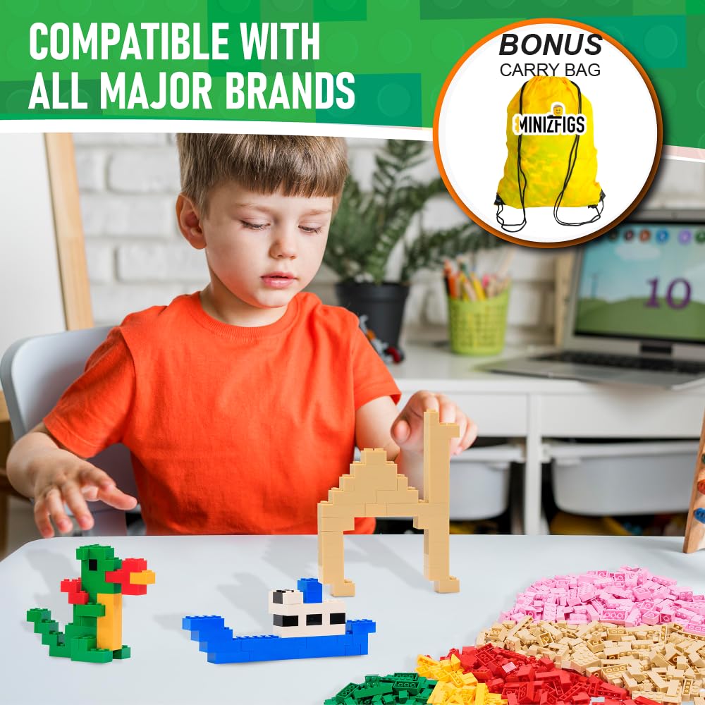 Snapklik.com : Minizfigs 3850 PCS Classic Building Brick Block Set(9 ...