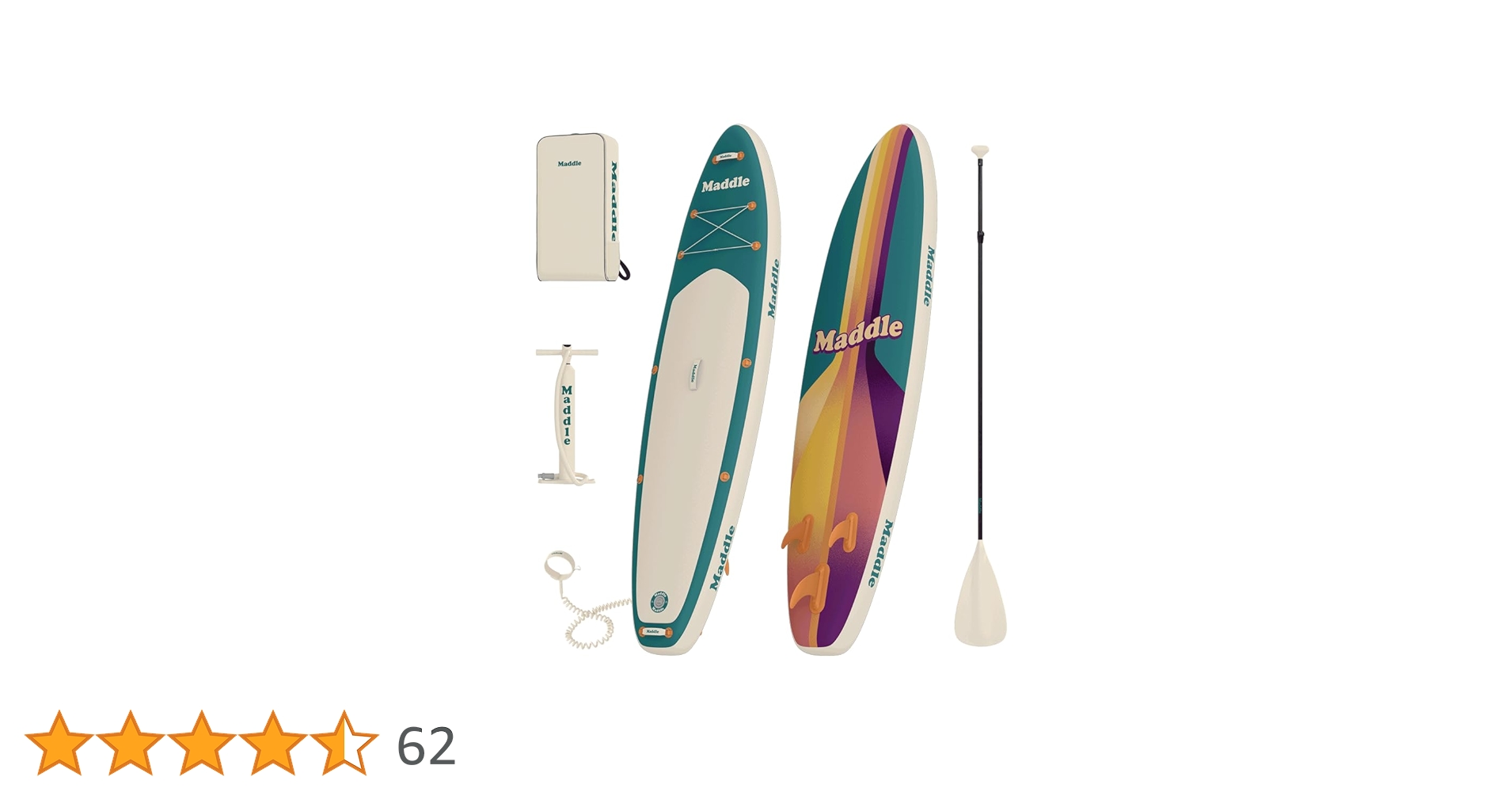 Maddle Inflatable Stand Up Paddle Boards, Ultra Light Double