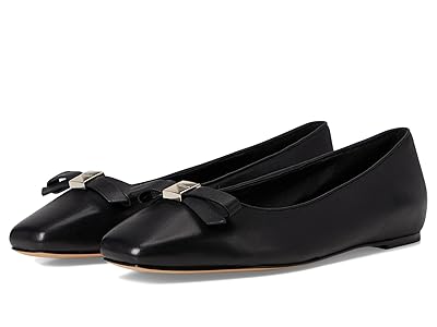 Kate Spade New York Deco Bow Smooth Leather Flat Women