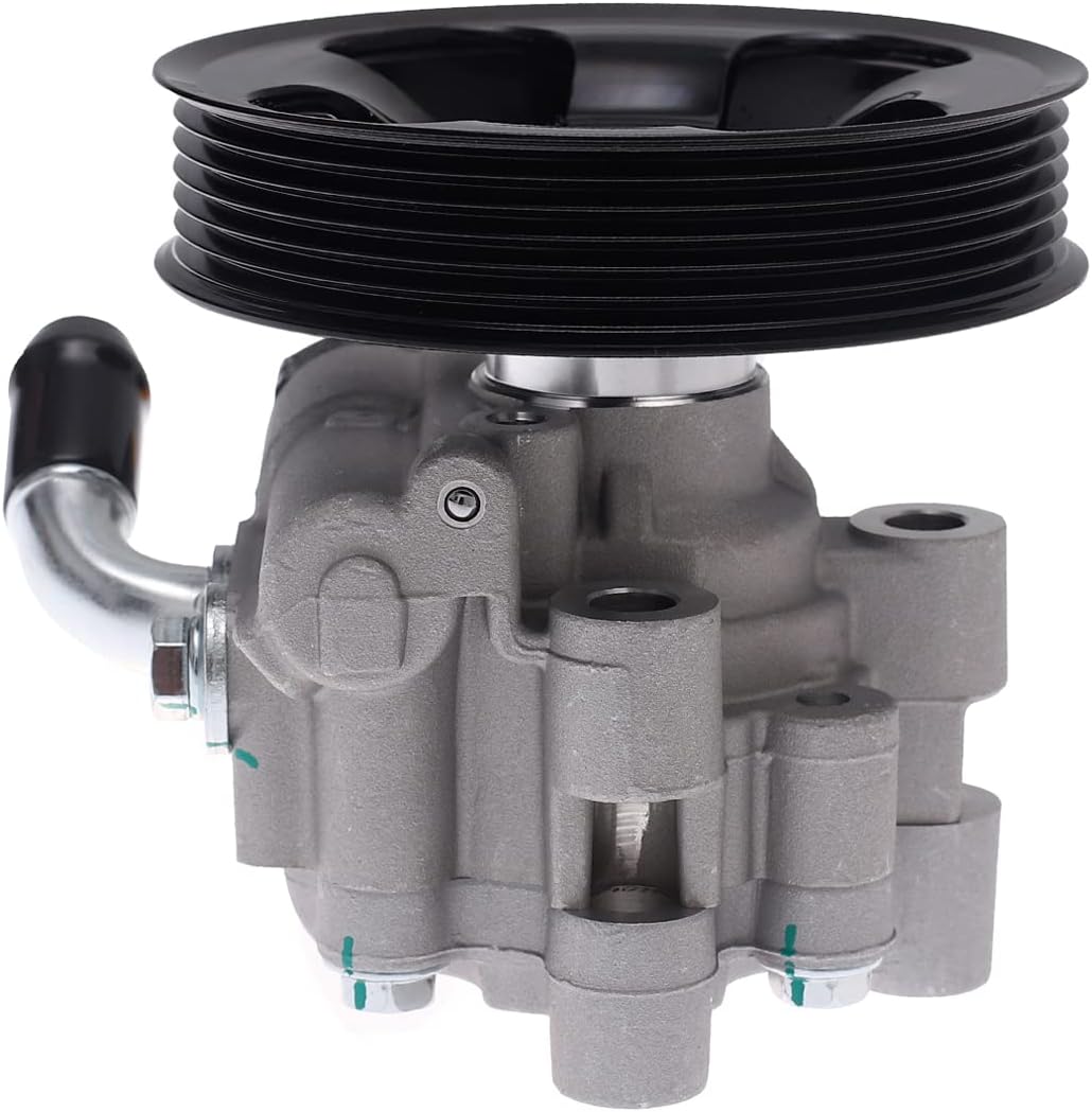 AUQDD 21-5345 New Power Steering Pump (For 1.8L 1794cc) Compatible With 2003-2008 Pontiac Vibe/Toyota Corolla Matrix (Power Assist Pump Replace 96-5345 990-0639 88970127 4431002101)