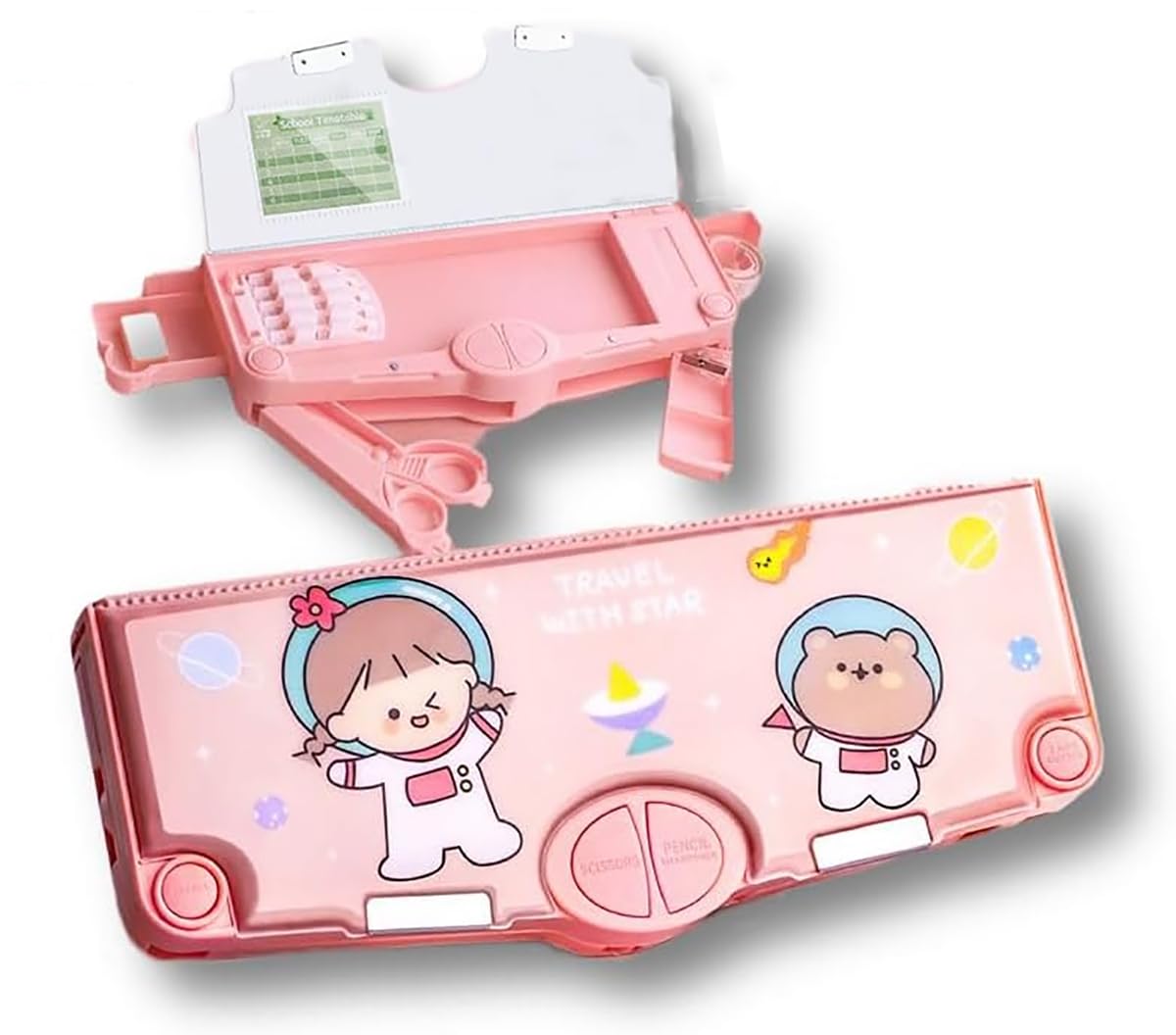 See full amazon price history chart for YUPPIN Plastic Pencil Box Large Capacity Multi Functional For Boys And Girls, Cute Girl (Multicolor) YUPPIN Plastic Pencil Box Large Capacity Multi Functional For Boys And Girls, Cute Girl (Multicolor) (B0CYX8T8Q2) Amazon Price History, Amazon Price Tracker