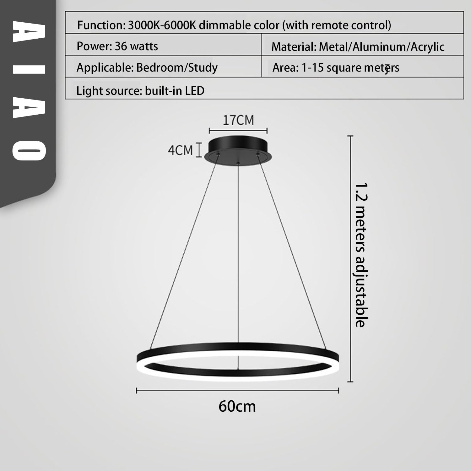 Lampa Wisząca Nowoczesny Stół Jadalny LED Światło Wiszące Pierścień Ze Zdalnym Sterowaniem Oświetleniem Ściemnialna Lampa Restauracyjna Regulowana Wysokość Dla Salonu Kuchnia Żyrandol (Size : Brown 6