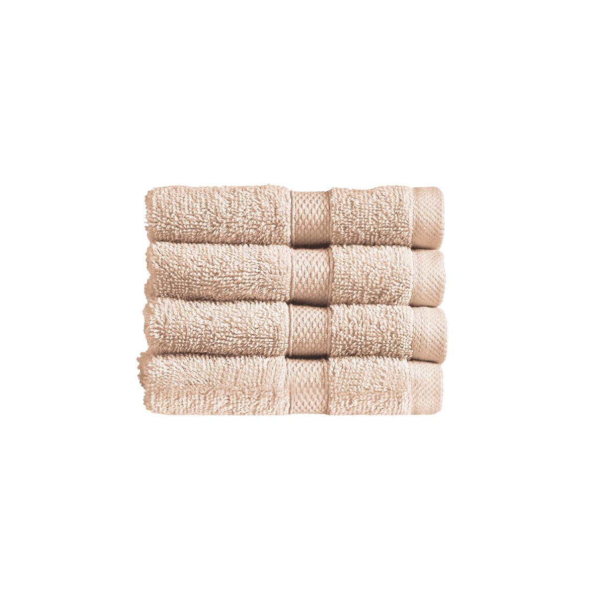 Christy Refresh Bathroom Towel Set, Driftwood, 4 Face Cloths