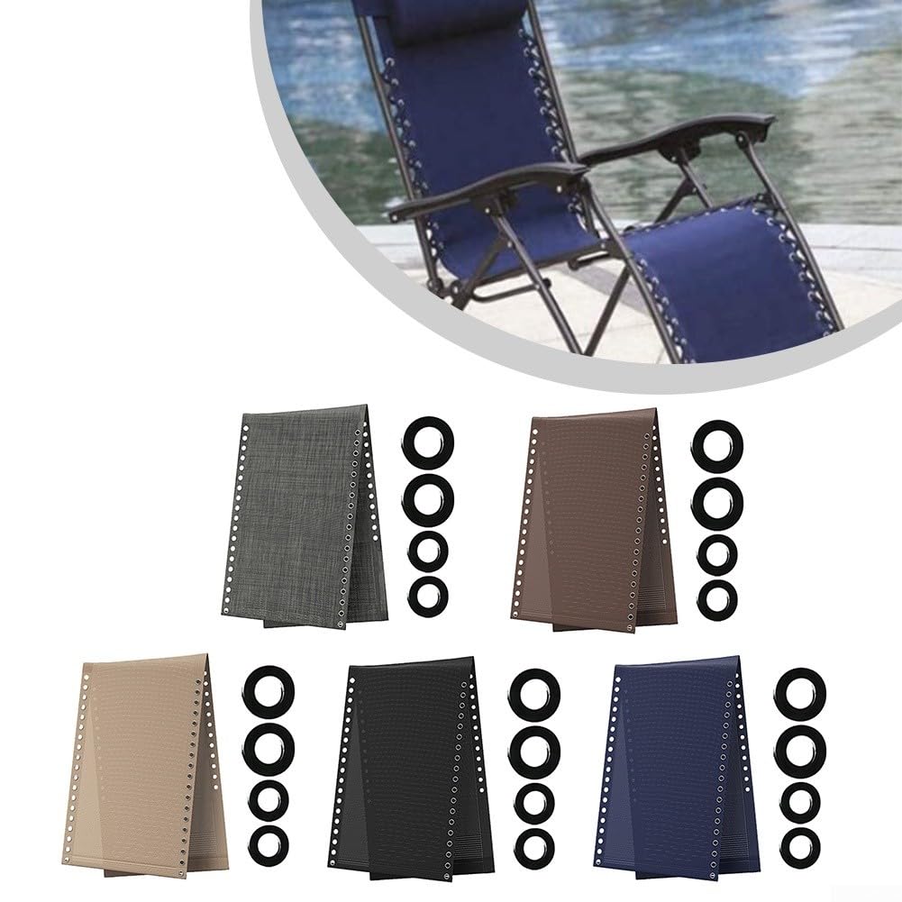 Gravity - Tessuto per riparazione sedia con cinghie in corda per la sostituzione del reclinabile, tessuto traspirante e resistente all'usura, adatto per sedie da salotto all'aperto (beige)