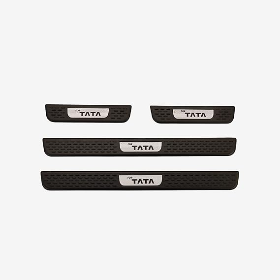 Rewaive Car Door Foot Step for Tata Punch, Sill Plate with Reflector