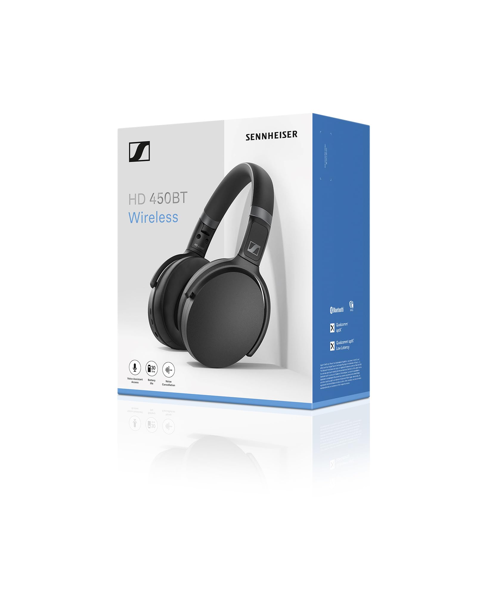 Sennheiser HD 450BT Kablosuz Bluetooth ANC Kulak Üstü Kulaklık, 30