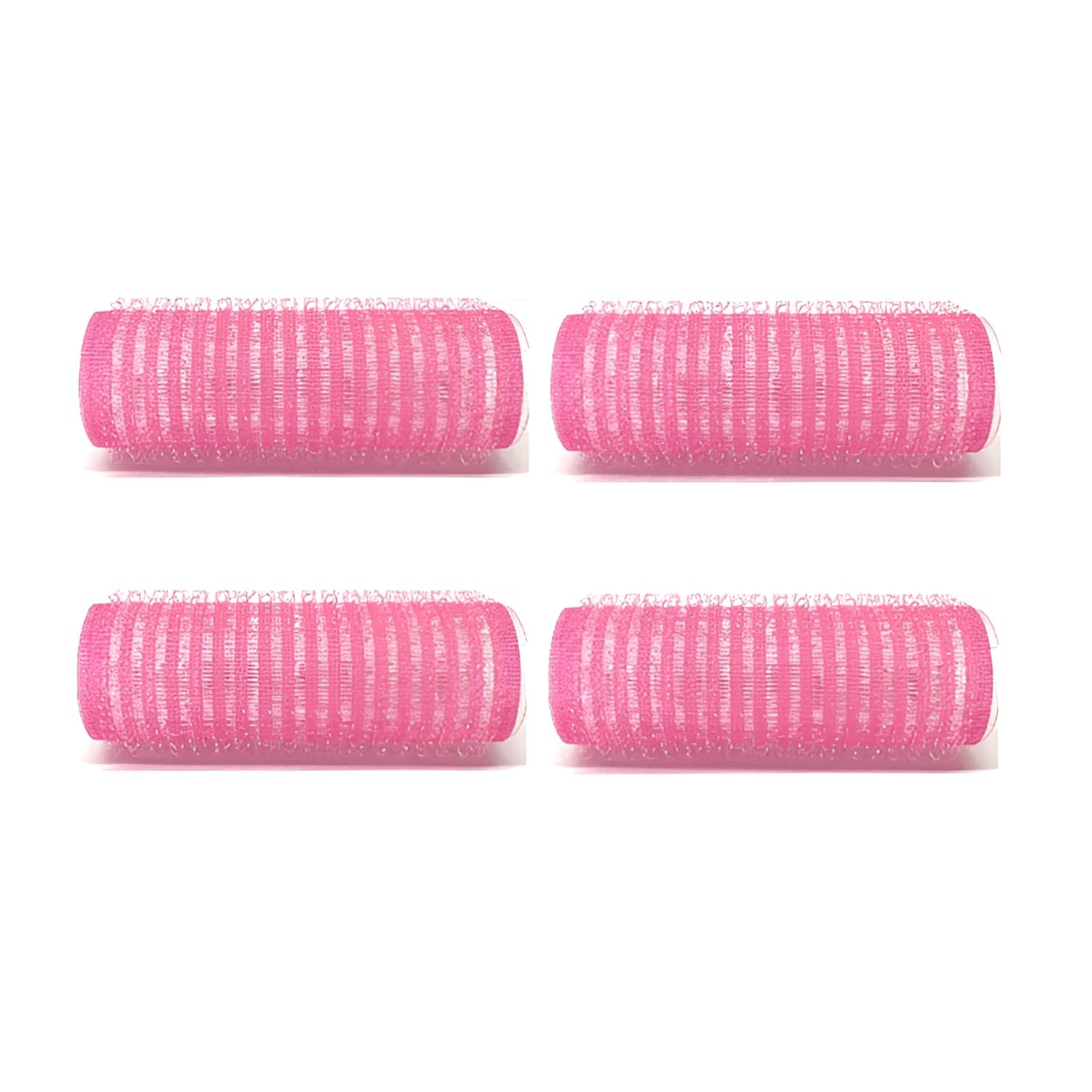 Mapperz Pink Self-Grip Plastic Hair Rollers - Soft Flexi Curlers for Medium to Large Curls, No Pins Needed, Heat-Free Volume Boost for All Hair Types (Pack of 4)-picture-48