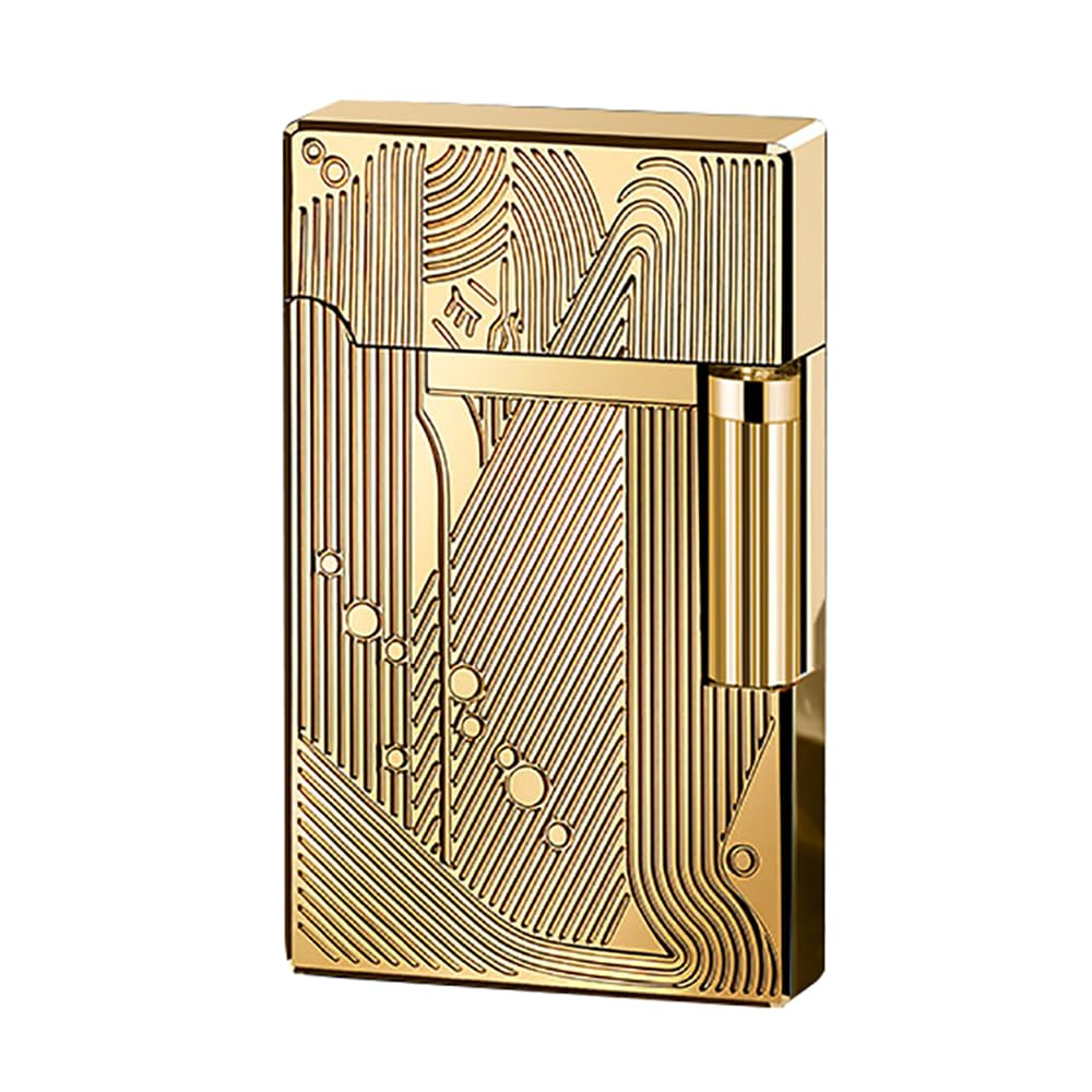 Amazon.co.jp: DERUI ガスライター 金属ライター クラシック