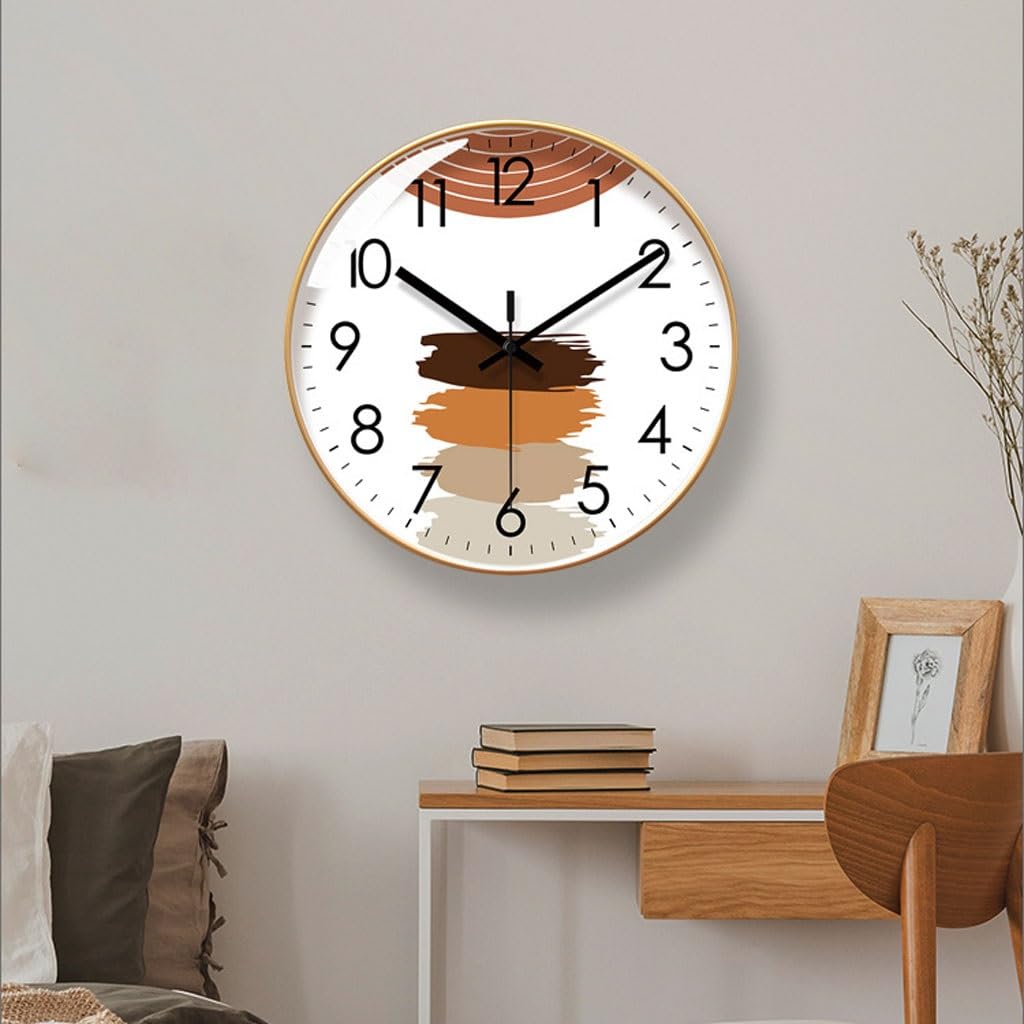 Orologio da parete Orologio da parete semplice for soggiorno, casa, hotel, soggiorno, silenzioso, orologio al quarzo, secondi Reloj De Pared(A)
