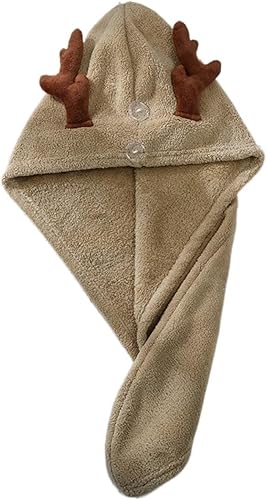 FLYUFO Shower Cap Magic Hair Quick Dryer Towel Bath Towel Cap Quick Hat Dry Hair Towel Quick Drying