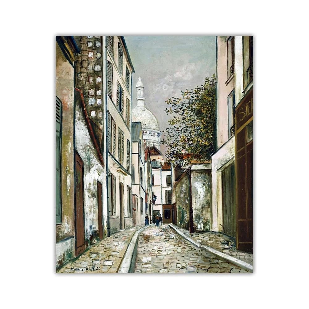 Amazon.co.jp: モーリス・ユトリロポスター「サン・ラスティーク