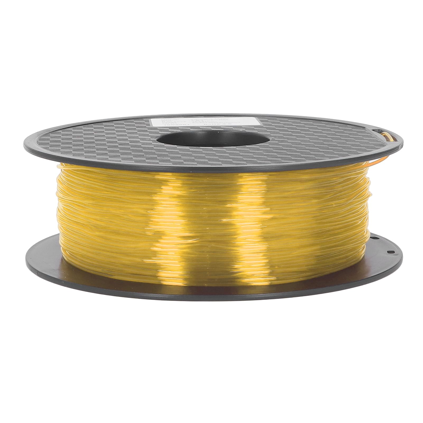 FLEXMAN Filament TPU, Szpula 1 Kg Wysoka Przepuszczalność Brak Bloku Koła Pasowego Filament do Drukarki 3D Miękki, Elastyczny Materiał Eksploatacyjny do Materiałów Eksploatacyjnych (Przejrzysty żółty)