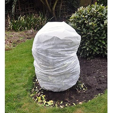 Truoli Pack of 6 Large Frost Protection Winter Fleece Jackets Cover Protect Plant Shrub 125cm x 80cm Cover