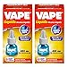 2x Vape Giorno e Notte Ricarica Liquida per Diffusore Elettrico Repellente Antizanzara Efficace Contro Zanzare Comuni e Tigre Presidio Medico Chirurgico - 960h di Protezione