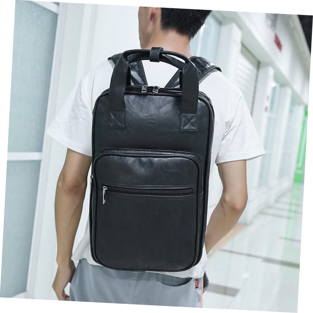 GALPADA Drumstick Bag for Percussion Durable Storage Holder with Shoulder Straps Capacity for Drumsticks and Accessories Lightweight and Portable for Practice and Performance