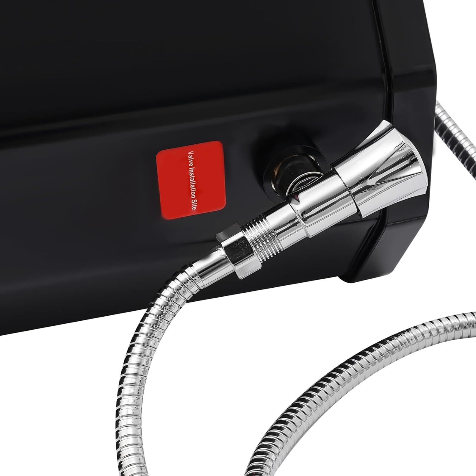 FQMYLTYN 8 Gallonen/30 L Camping Dusche Spülset mit Wassertank, Solar Beheizte Straßen Dusche, Tragbarer Handbrause, Dachgepäckträgerhalterung für Fahrzeuge, LKWs, SUV