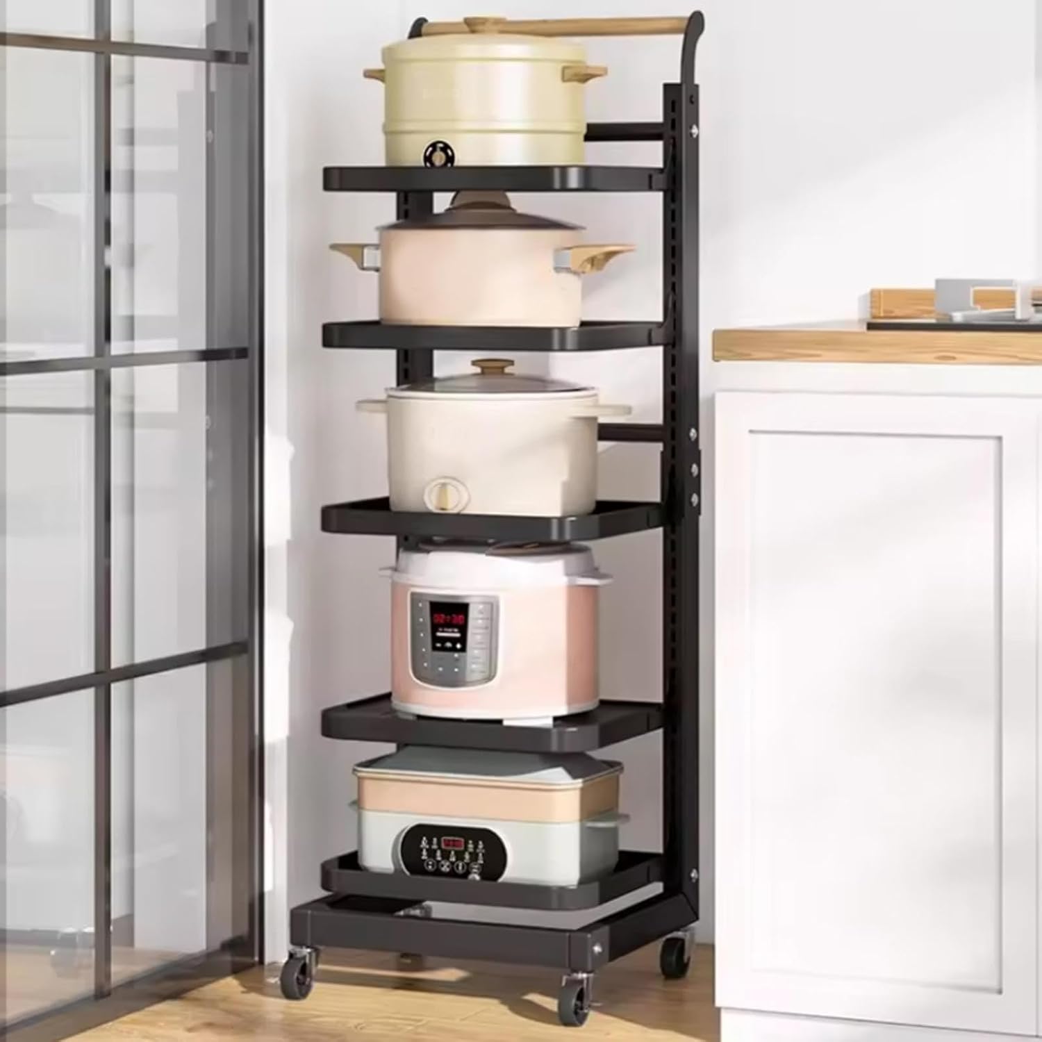 キッチンカウンター(幅120cm) キッチン収納 レンジ台 ロータイプの食器