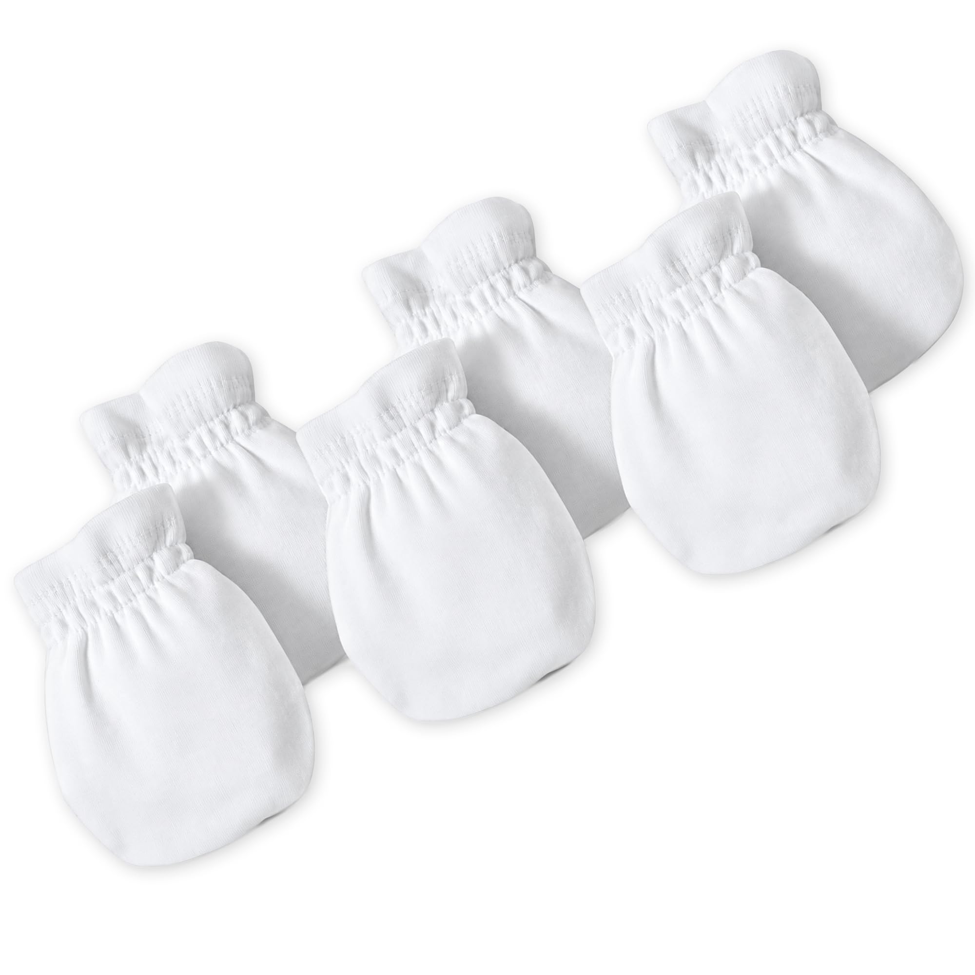 Burt's Bees Baby Manoplas unisex para bebé, protección contra rasguños, 3 Pk | protegen el rostro de arañazos, muñequera elástica que no se cae y tejido acanalado elástico de algodón orgánico suave para mantener las manos pequeñas cálidas y cómodas