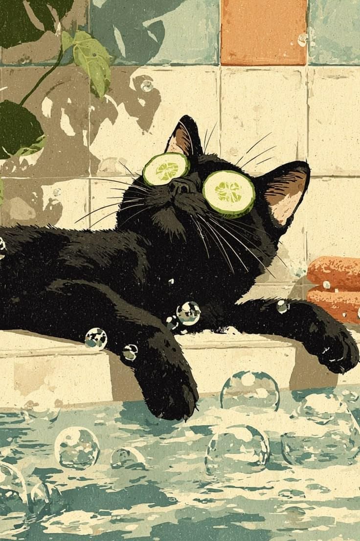 Vesmiral Cat Paint by Numbers for Adults 12x16 Inch