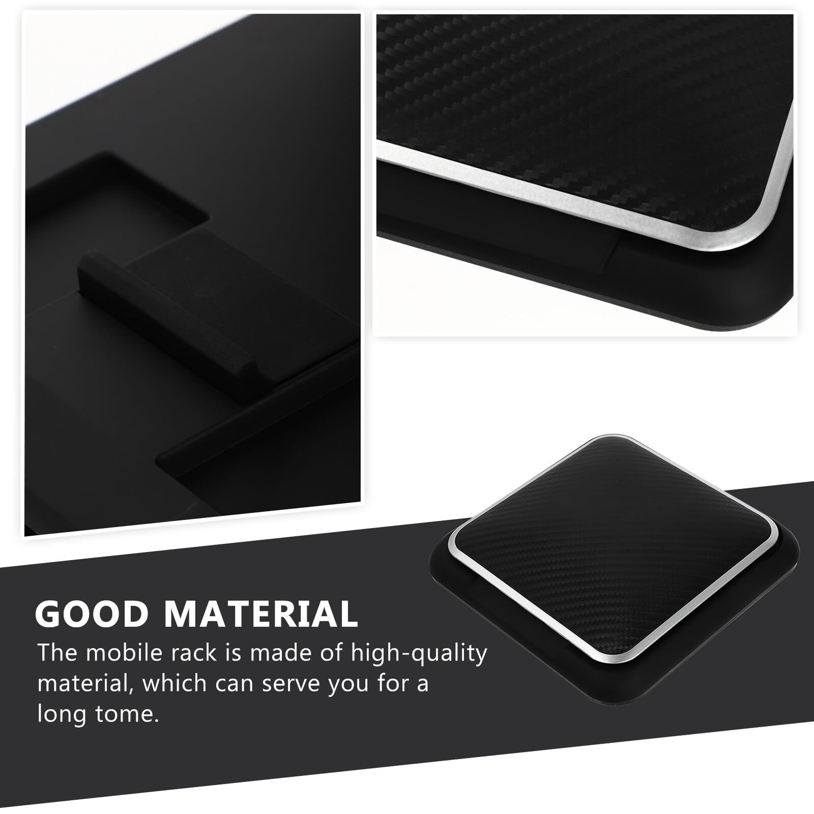 Supporto Auto Cellulare Antiscivolo in Silicone con Base Stabile per Cruscotto Porta Smartphone Funzionale per Navigazione Sicura Durante la Guida