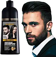 Shampoo Tonalizante Natural Escurecedor Cabelo e Barba 400 ml Duração 30 dias Sem Amônia Preto