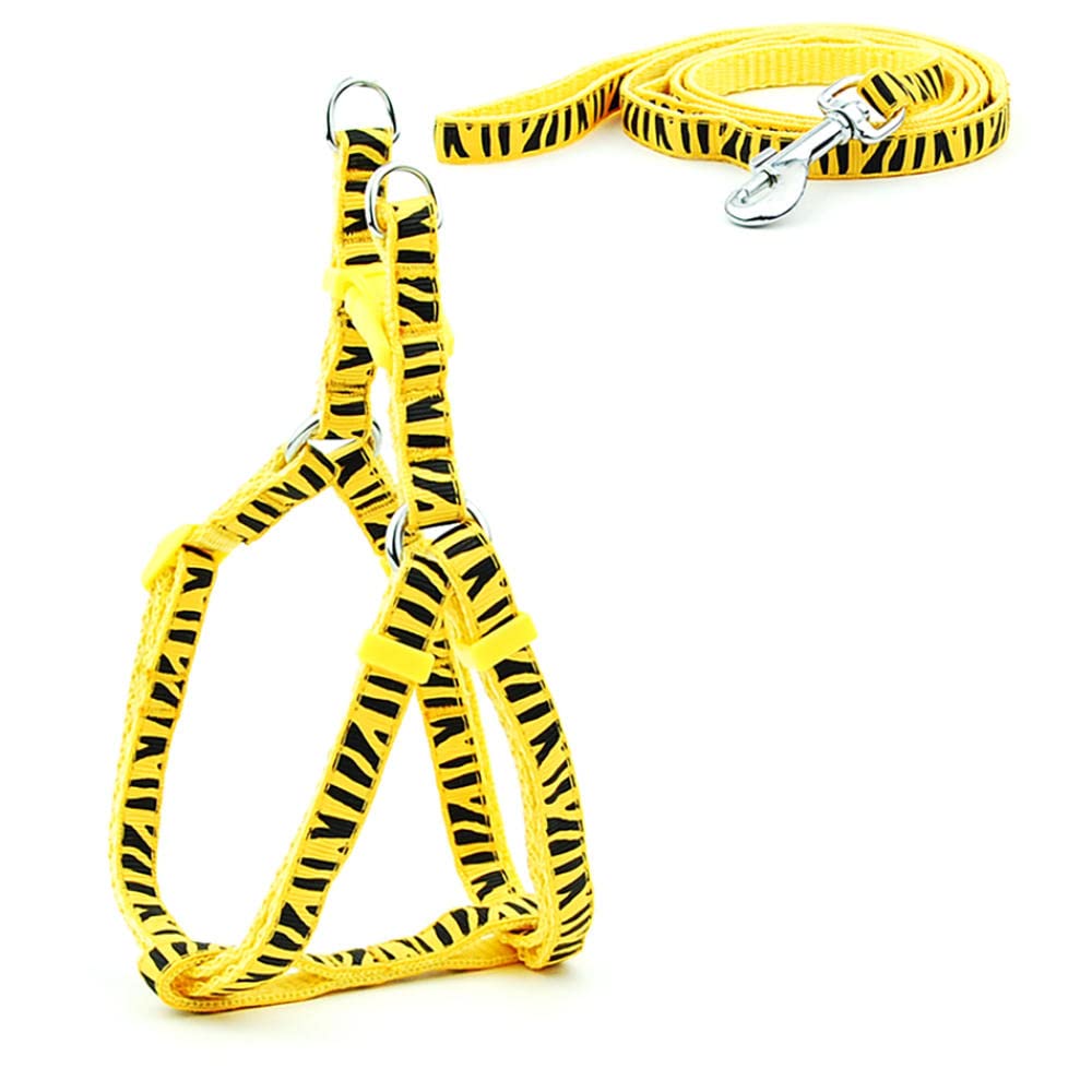 Conjunto de Correa for Perro, arnés Estampado, arnés y Correa for Perro pequeño, for pasear Gatos, 3 m,Bolso para Perros(27,XS)