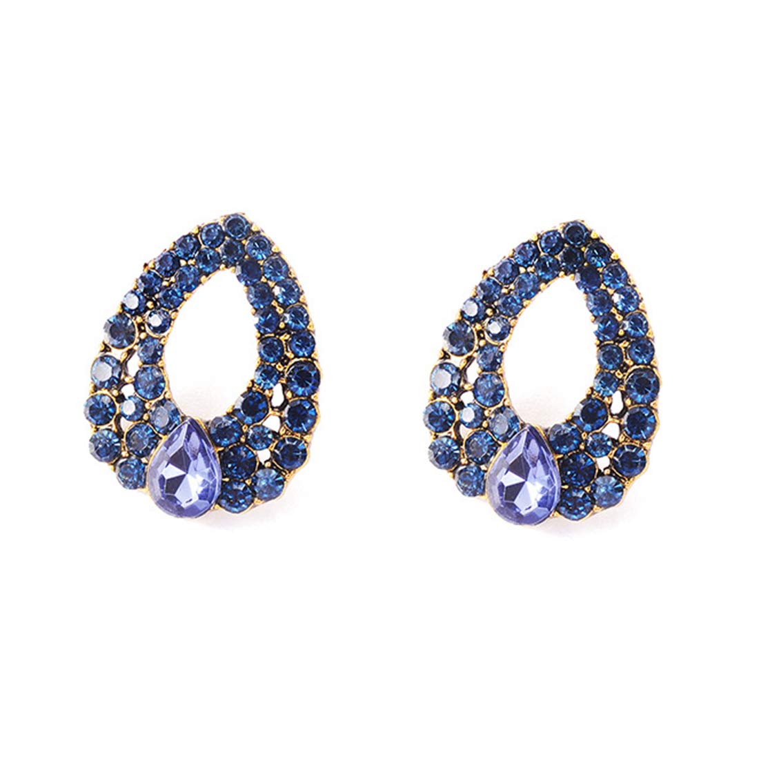 Yellow Chimes Exclusive Collection Waterdrop Crystal Stud Earrings For women and Girls (B07XZBYCV5) Amazon Price History, Amazon Price Tracker