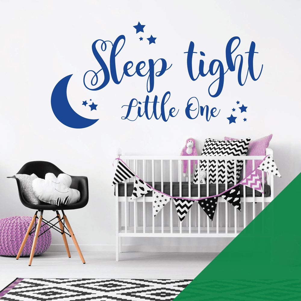 Sleep Tight Little One - Baby Nursery Wall Art Sticker [Medium] [Meadow]