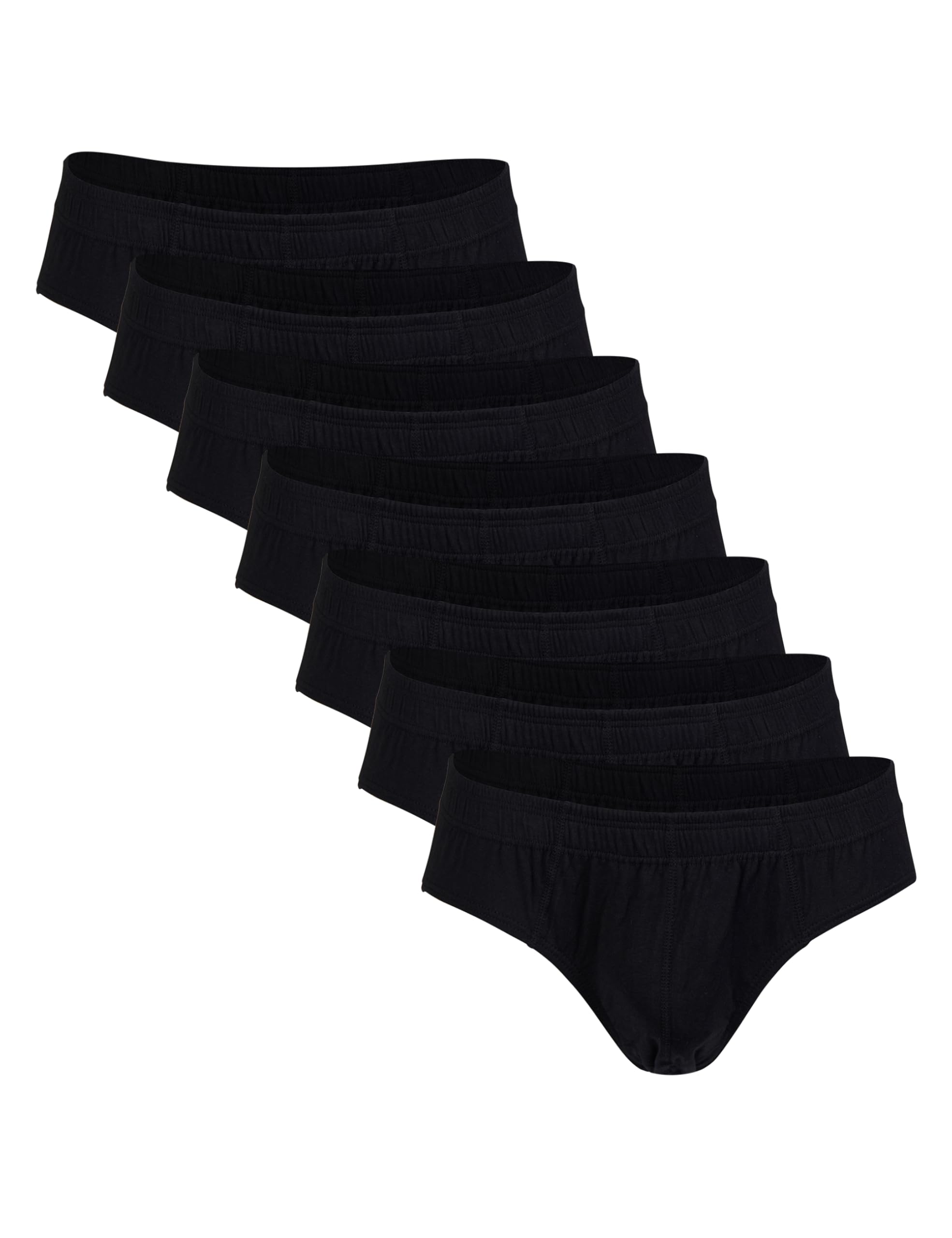 7 Pack Men's Briefs 100% Cotton Tagless-image-24
