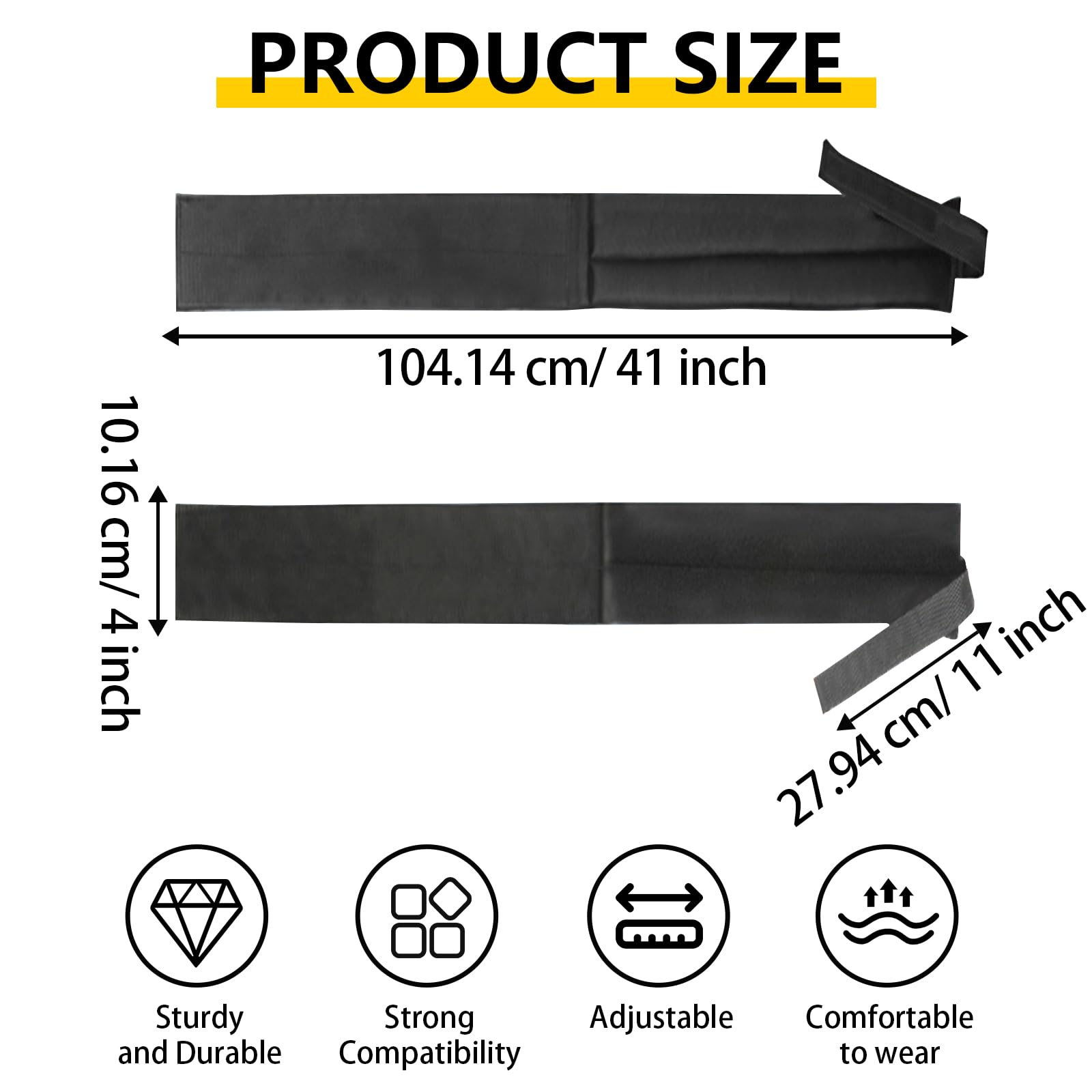 Drywall Stilt Straps, 2pcs Extra Comfort Thick Padded Stilt Strap Leg Bands - Image 2