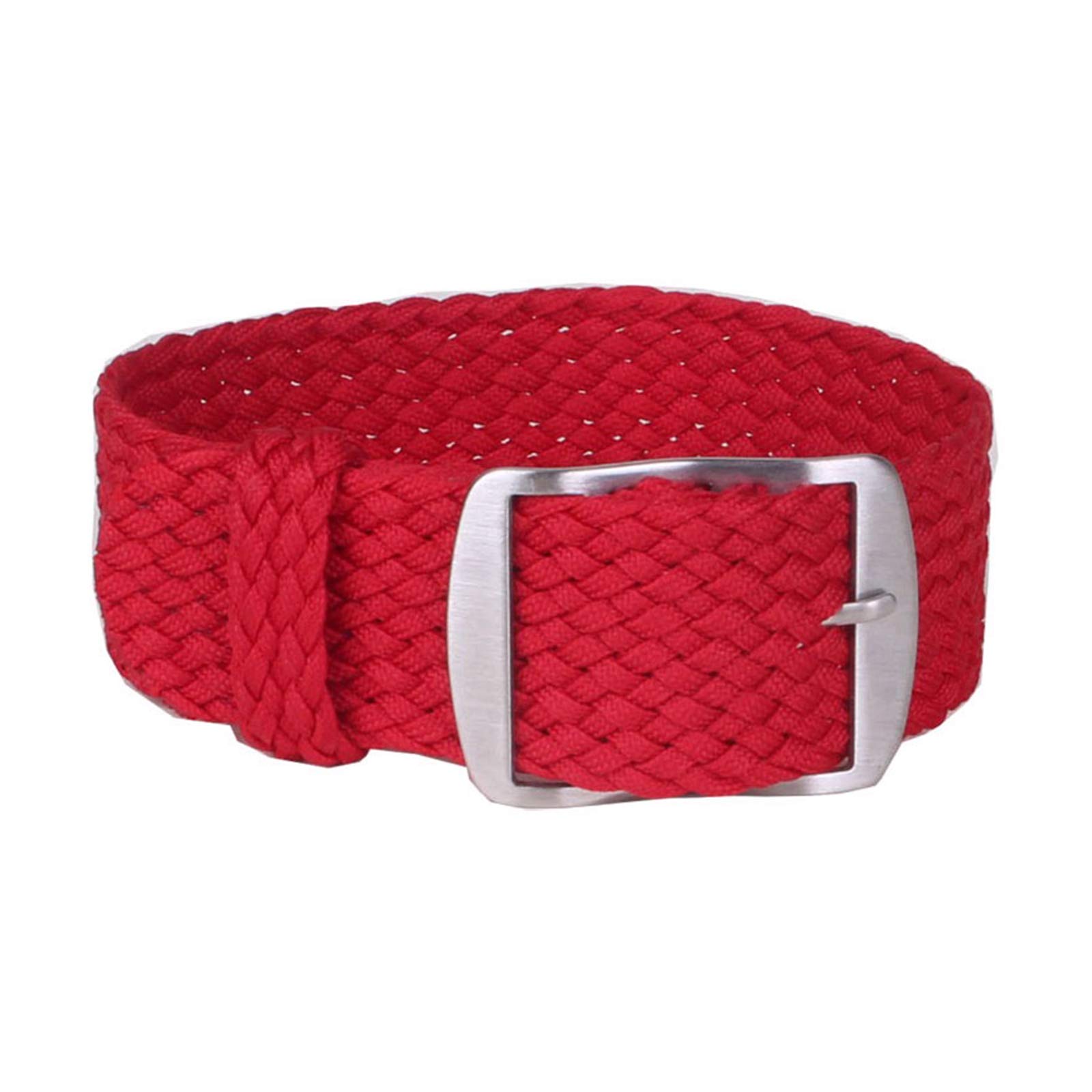 14mm/16mm/18mm/20mm/22mm Solid Color Woven Nylon Watchbands Bracelet Fabric Woven Watch Strap