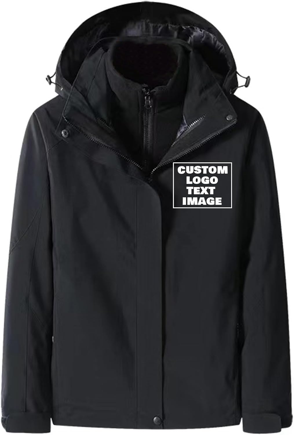 Custom Men's Winter Jacket Personalized Outdoor Thickened Coat Windproof Waterproof Warm Winter Wear Men/Women