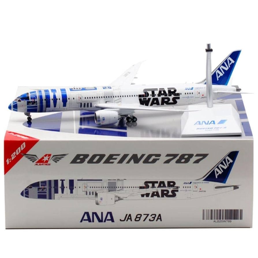 未使用 ANA 1/200 JET BOEING787-9スターウォーズ 787-9 Dreamliner 1:200 Diecast Model - Aviation 200 AV