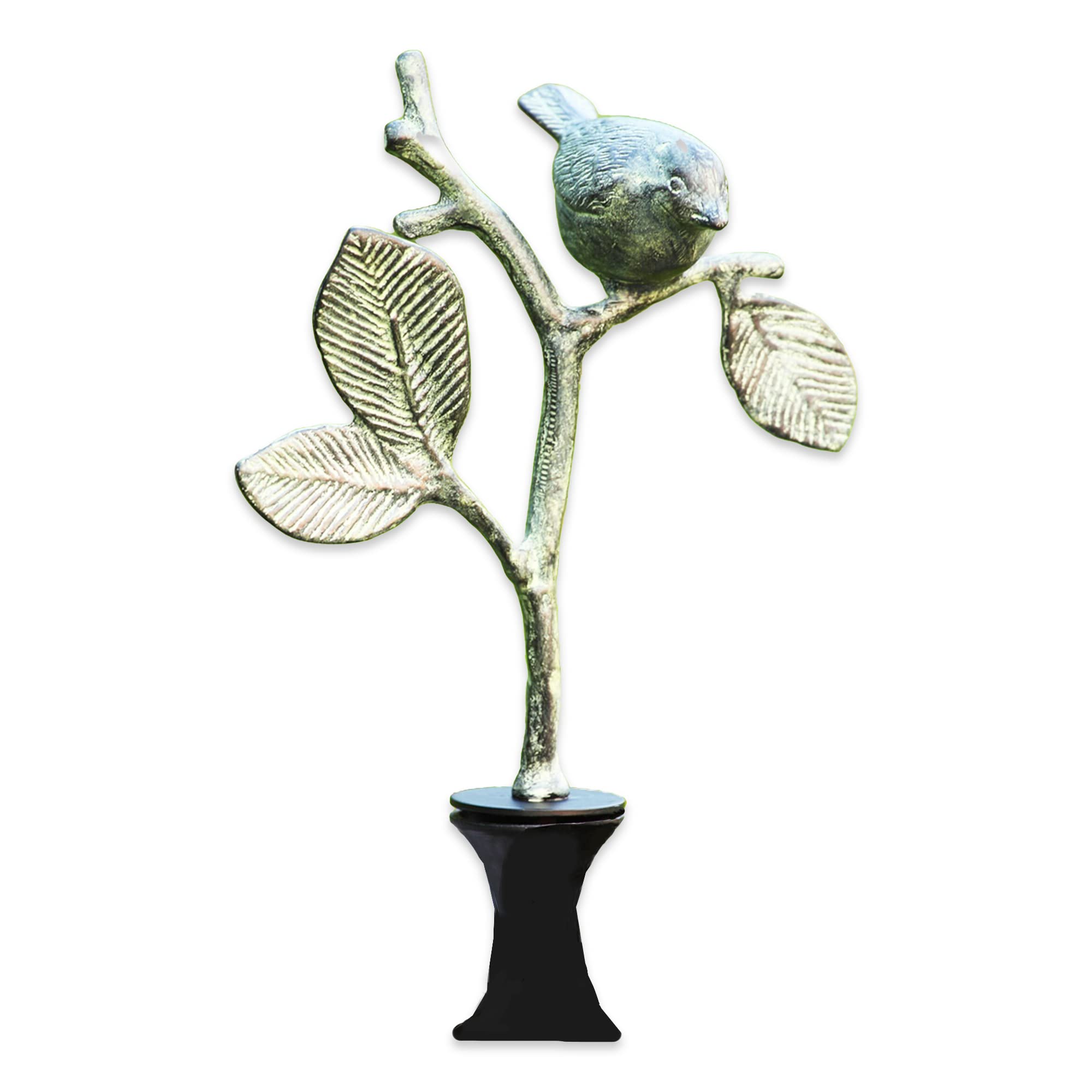 Protector de manguera de pájaro en rama y tubos de riego exterior