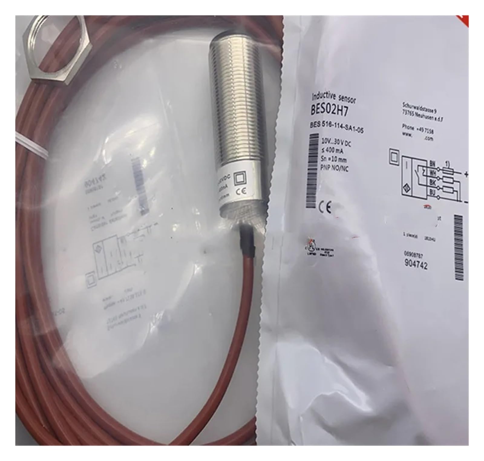 UITGVDQAT 2Pcs sensor BES02H9 BES516 114-SA1-15