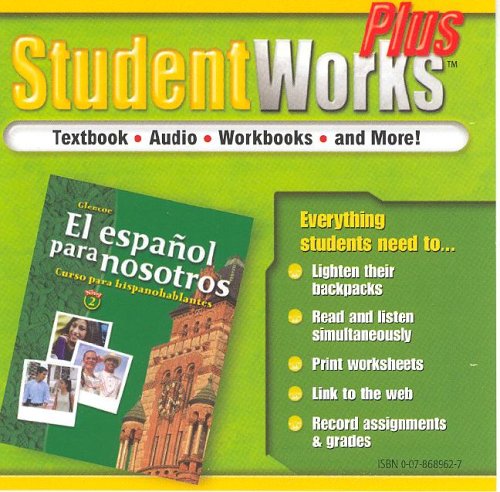 El español para nosotros: Curso para hispanohablantes Level 2, StudentWorks Plus CD-ROM (SPANISH HERITAGE SPEAKER) (Spanish Edition)