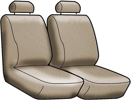 Coverking Custom Fit Front 50/50 Bucket Seat Cover for Select Lexus RX350/RX450h Models - Spacermesh Solid (Black)
