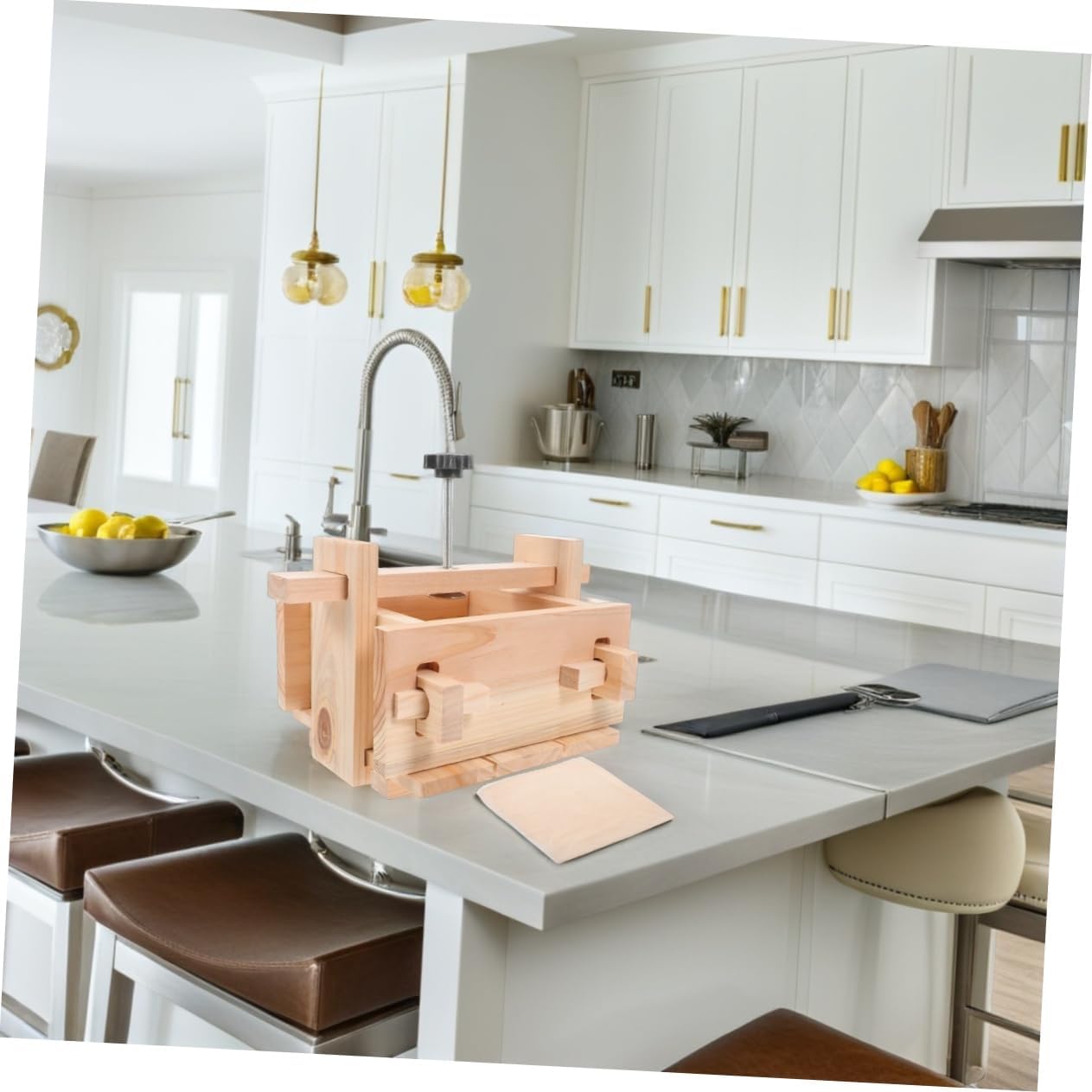 Small Tofu Mold Cheese Press with Cheesecloth for DIY Making