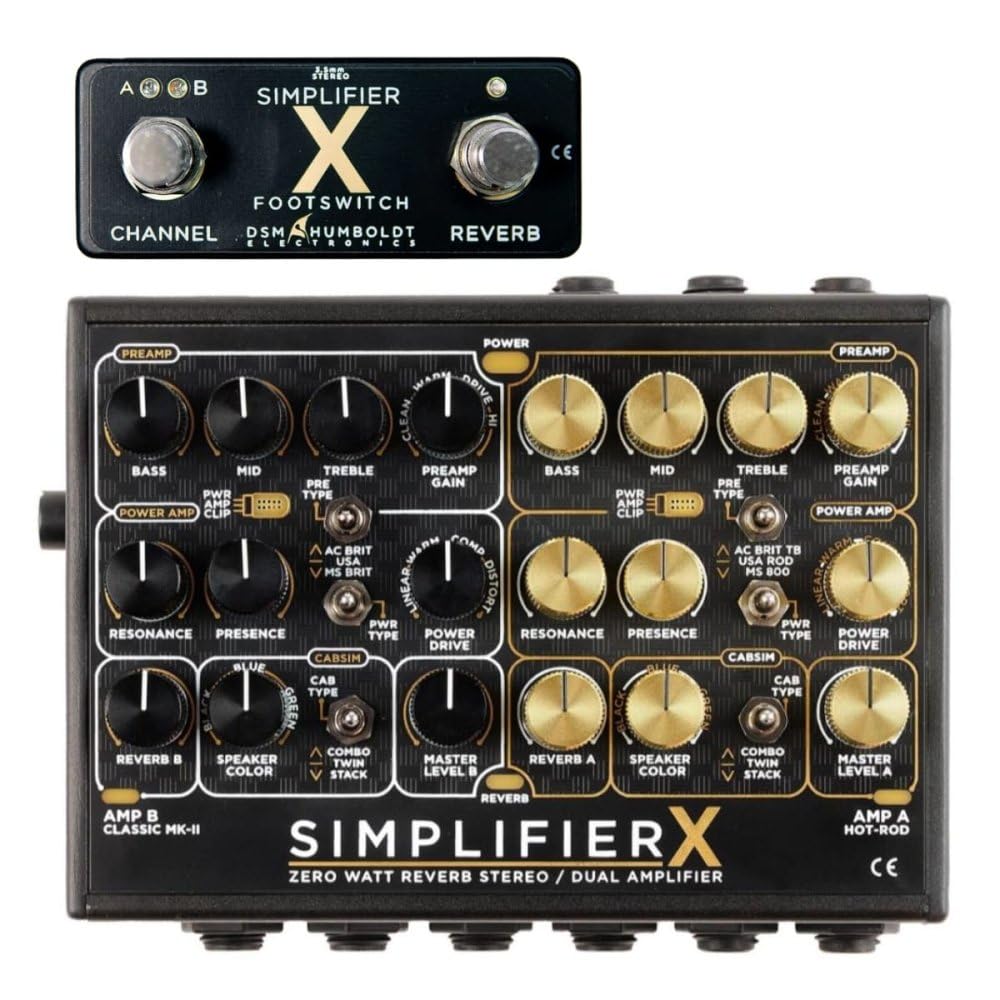 ギター DSM & HUMBOLDT ELECTRONICS SIMPLIFIER X DSM & Humboldt Electronics Simplifier X Zero Watt Stereo
