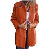 Women's Winter Coats Single Breasted Pea Coat Dressy Lapel Hooded Jacket Long Trench Coat Overcoat Outerwear