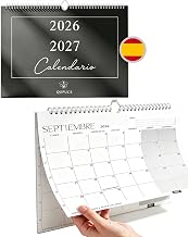 Calendar 2026 2027 Wall A4 July 2026 - December 2027 | Monthly Planner 31 x 22 cm | Minimalist Family Calendar | for Home Office or School